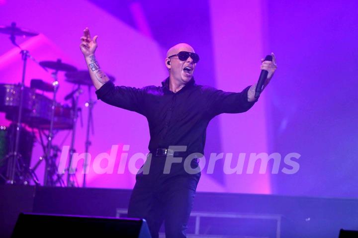 Armando Pérez(Pitbull) performed at IPL 6 opening ceremony in Kolkata