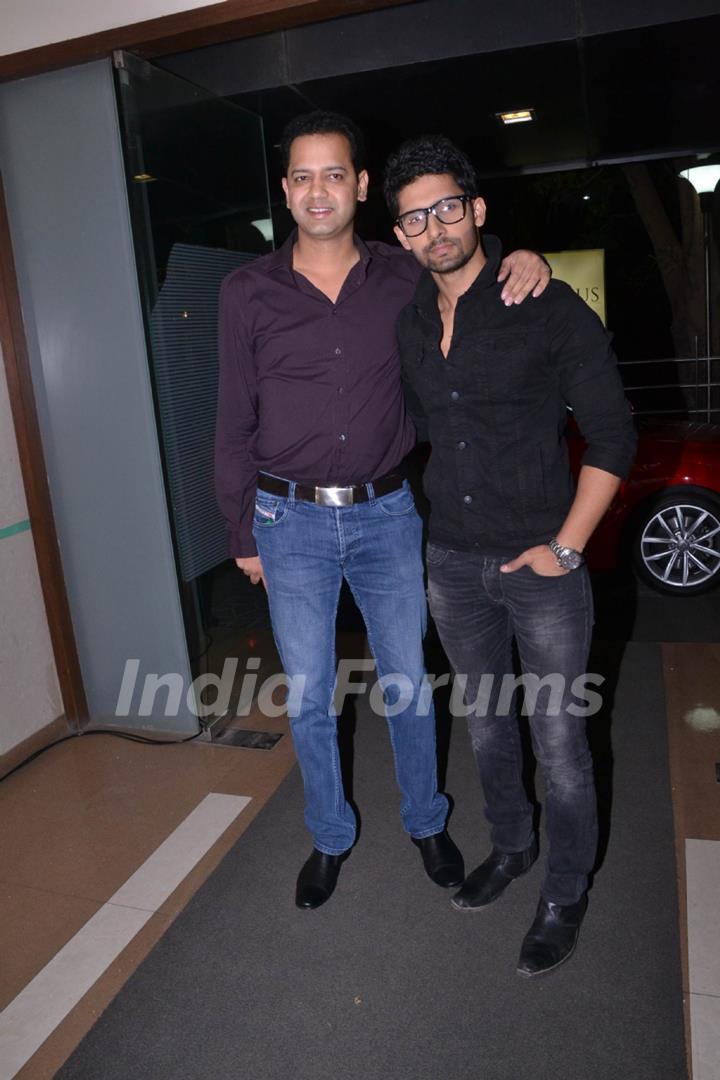 Rahul Mahajan and Ravi Dubey at Mahhi Vij's Birthday Celebration