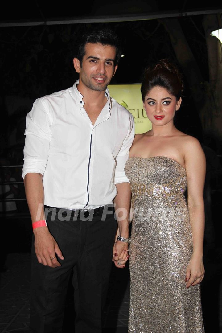 Jay Bhanushali and Mahhi Vij at Mahhi Vij's Birthday Celebration