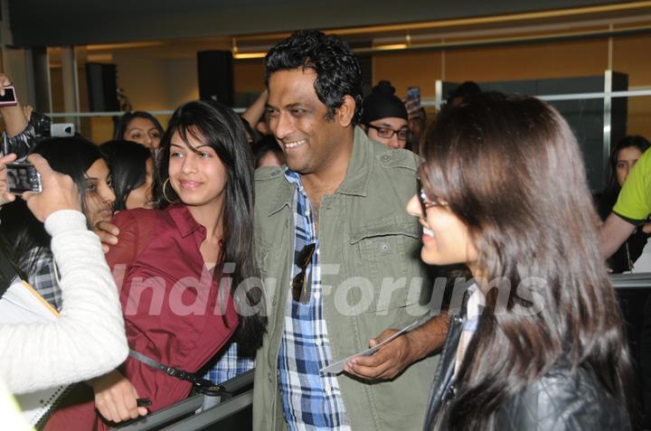 Anurag Basu arrive in Vancouver for TOIFA