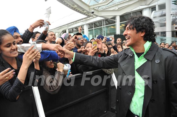 Chunky Pandey arrive in Vancouver for TOIFA