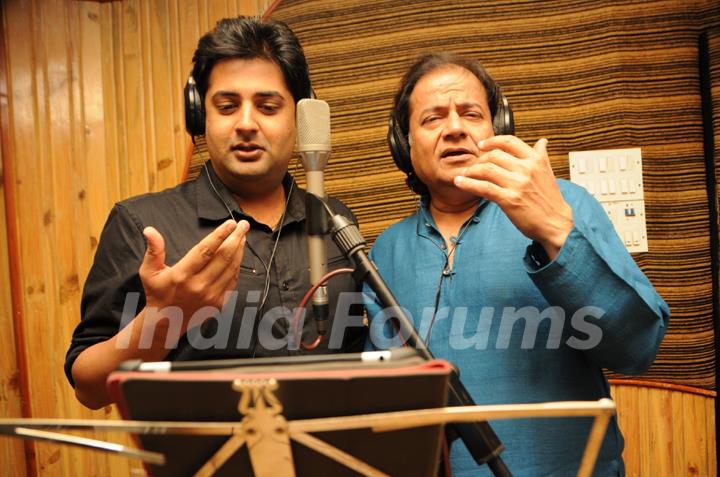Anoop Jalota recorded his part with Sumeet tappoo for the upcoming album Destiny