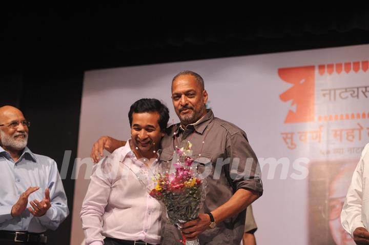 Nana Patekar attended the Mahurat of drama Zhalach Pahije