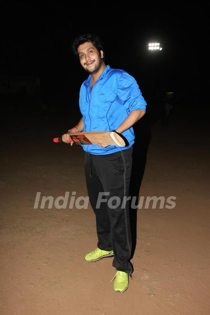 Bappa Lahiri at Singers Cricket Match