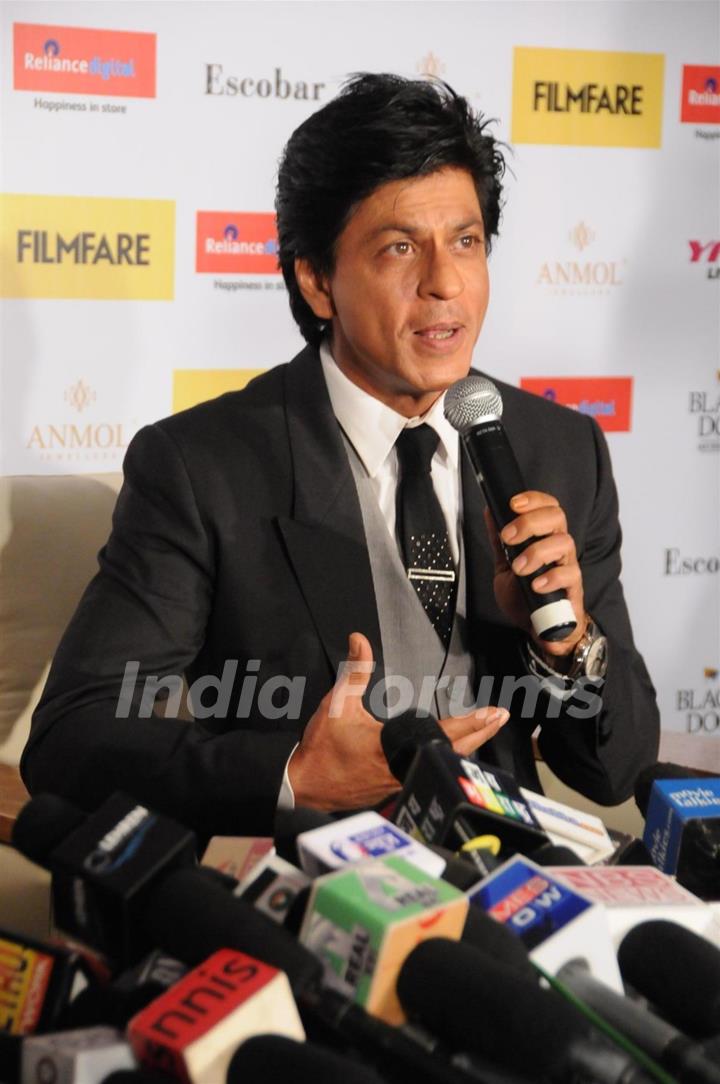 Shahrukh Khan during the launch of FILMFARE Magazine