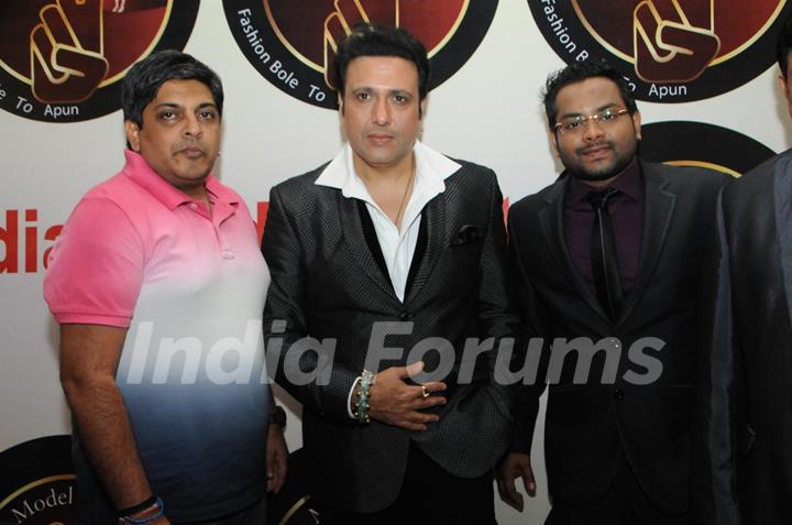 Govinda at the announcement of Indian Model Hunt 2013 at Novotel Hotel