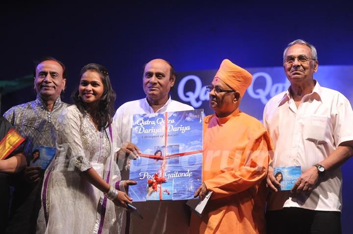 Launch of Pooja Gaitonde's album Qatra Qatra Dariya Dariya