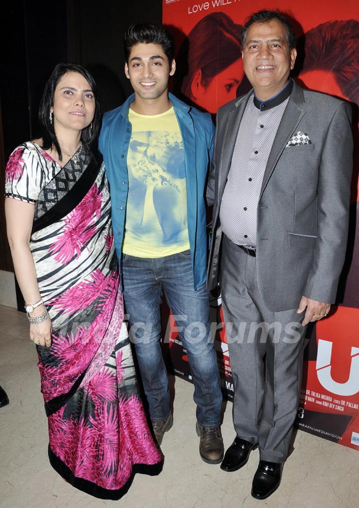 Pallavi Mishra, Ruslaan Mumtaz, Dr. Anil Kumar Sharma at Music Launch of film I Dont Luv U