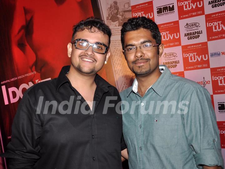Aman, Benson at Music Launch of film I Dont Luv U