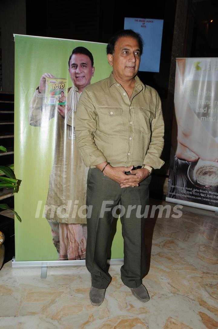 Sunil Gavaskar At Launch Of POTO Potato Flakes