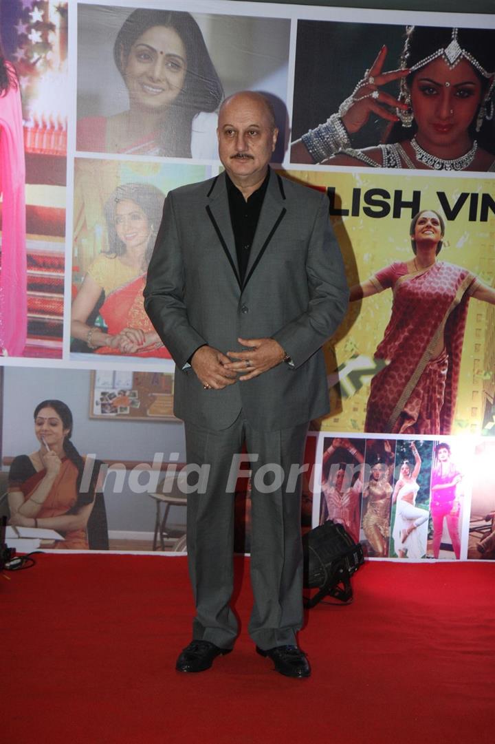 Anupam Kher at Sahara Pariwar Bash For Padma Shri Sridevi