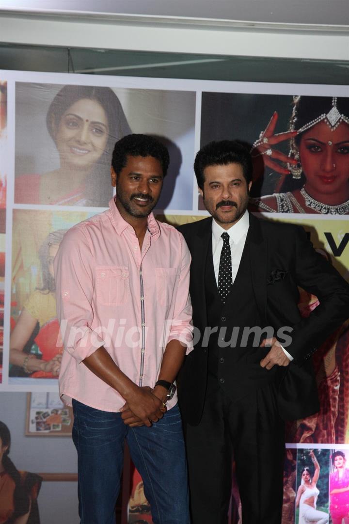 Prabhu Deva and Anil Kapoor at Sahara Pariwar Bash For Padma Shri Sridevi