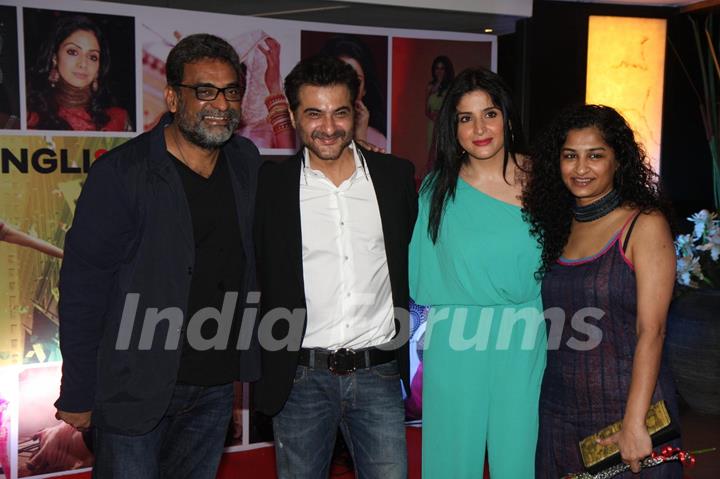 R.Balki, Sanjay Kapoor, Maheep Kapoor, Gauri Shinde at Sahara Pariwar Bash For Padma Shri Sridevi