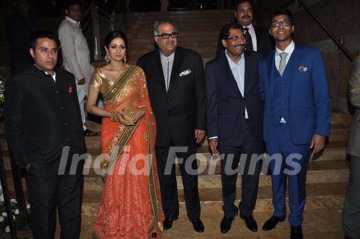 Sridevi, Boney Kapoor at New News Channel Launch Marathi Jai Maharashtra