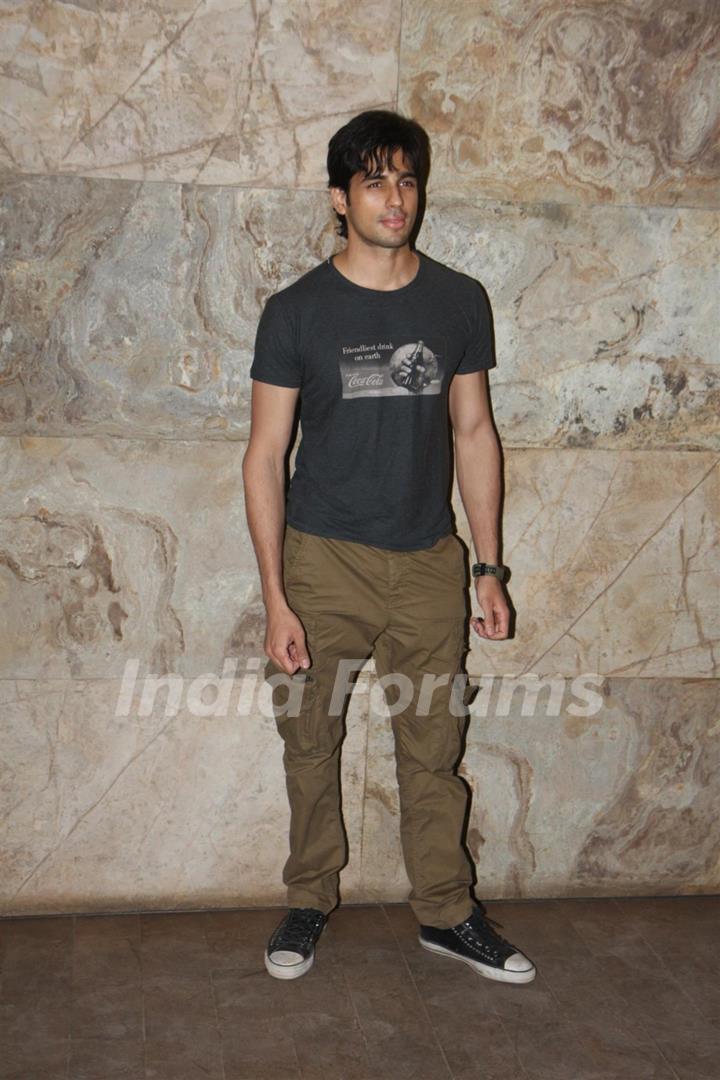 Siddharth Malhotra at Special screening of Bombay Talkies