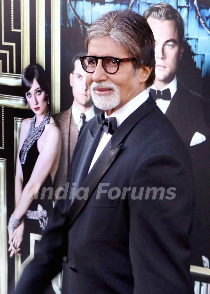 Amitabh Bachchan at Red Carpet Arrival for World Premiere of The Great Gatsby