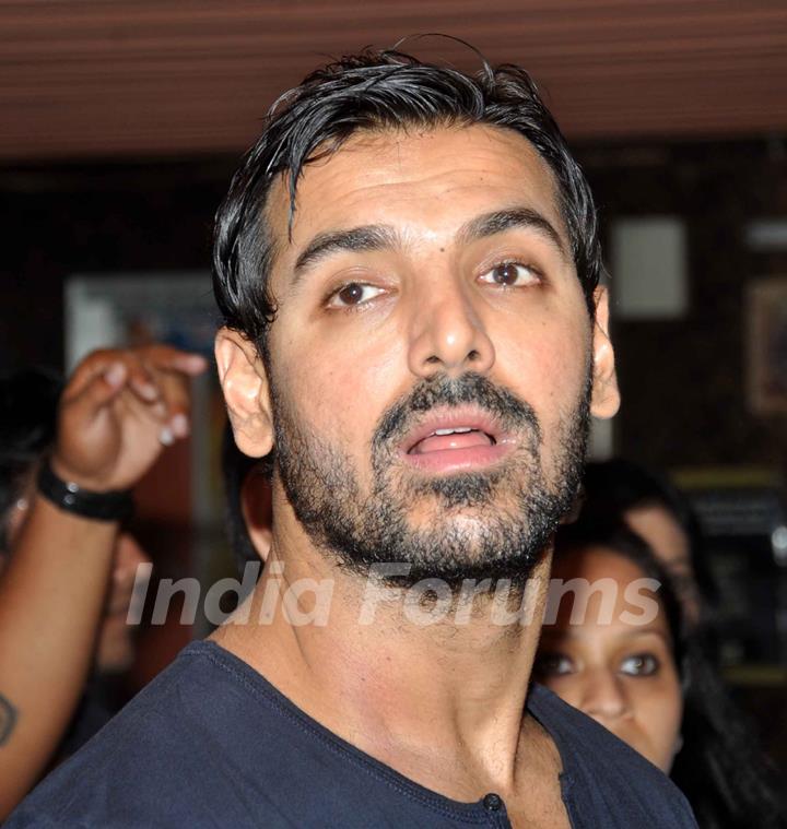 John Abraham promote Shootout at Wadala at Gaiety Galaxy