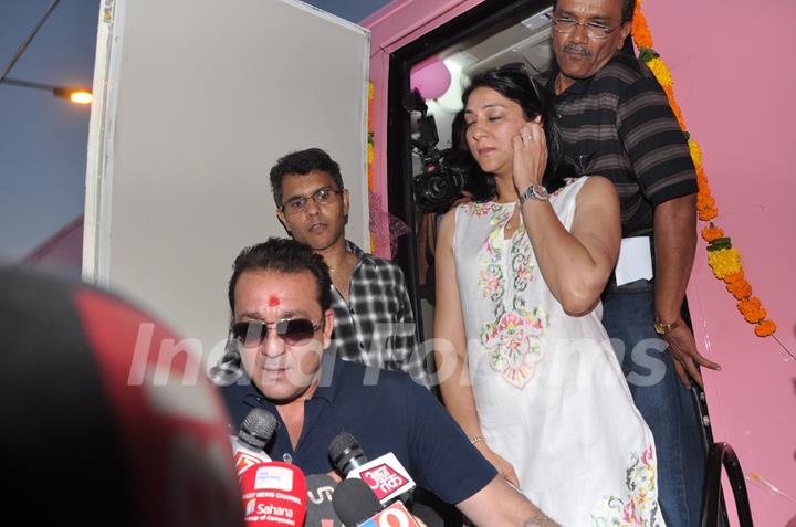 Sanjay Dutt inagurate Mobile Mammography Unit