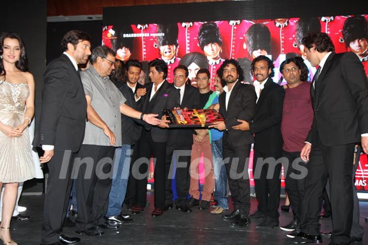 Film Yamla Pagla Deewana 2 music launch ceremony