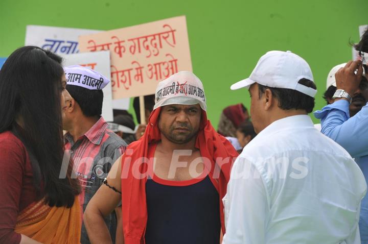 Rajpal Yadav at Mahurat of the film Janta Vs Janardhan-Bechara Aam Aadmi