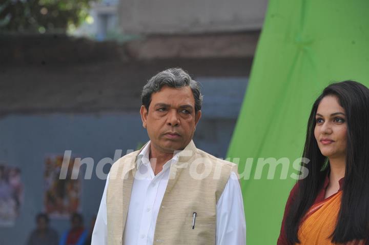 Govind Namdeo and Gracy Singh at Mahurat of the film Janta Vs Janardhan-Bechara Aam Aadmi