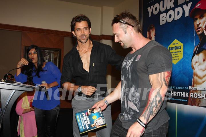 Hrithik Roshan unveils Krish Gethin's Book Guide To Your Best Body