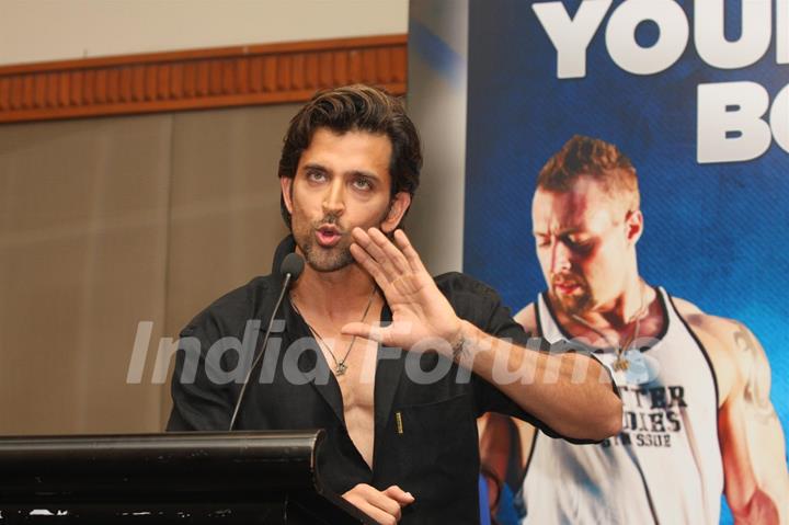 Hrithik Roshan unveils Krish Gethin's Book Guide To Your Best Body