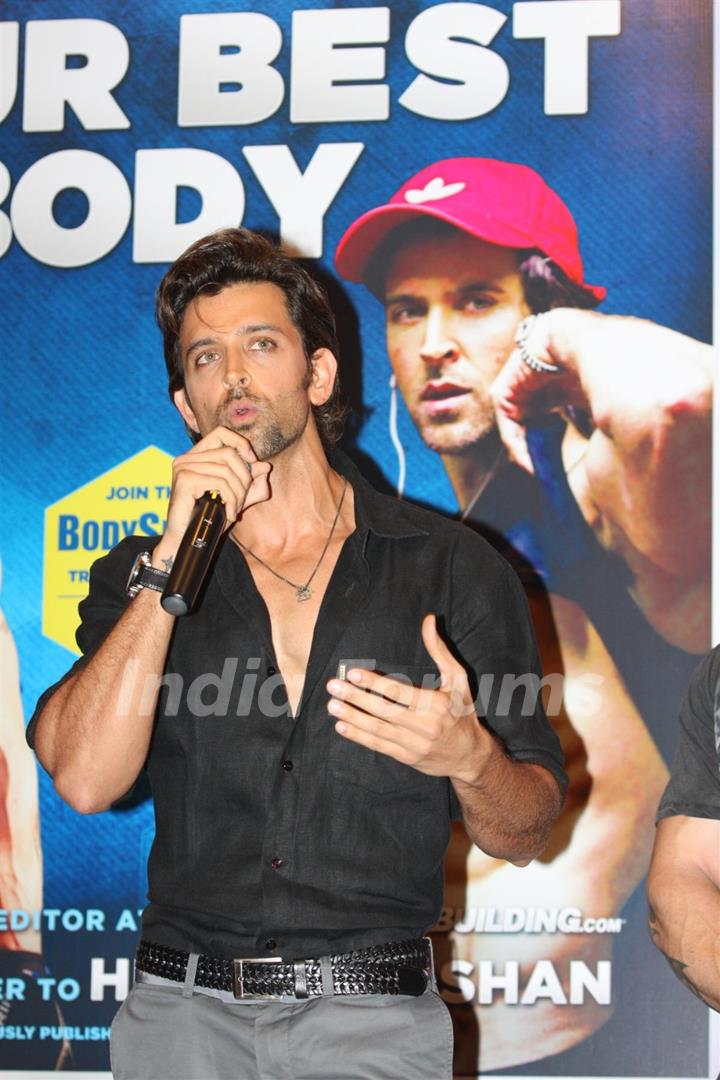 Hrithik Roshan unveils Krish Gethin's Book Guide To Your Best Body