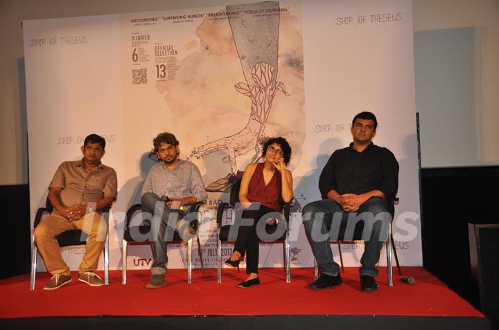 Trailer launch of film 'Ship of Theseus'