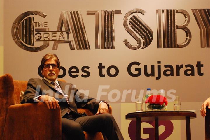 Amitabh Bachchan at the press conference of 'The Great Gatsby' in Gujarat