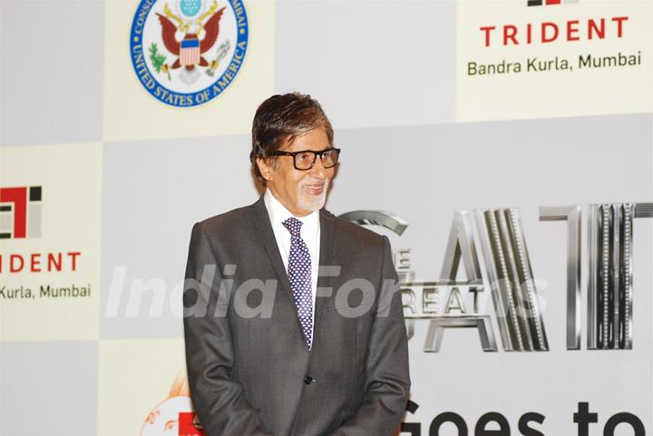 Amitabh Bachchan at the press conference of 'The Great Gatsby' in Gujarat