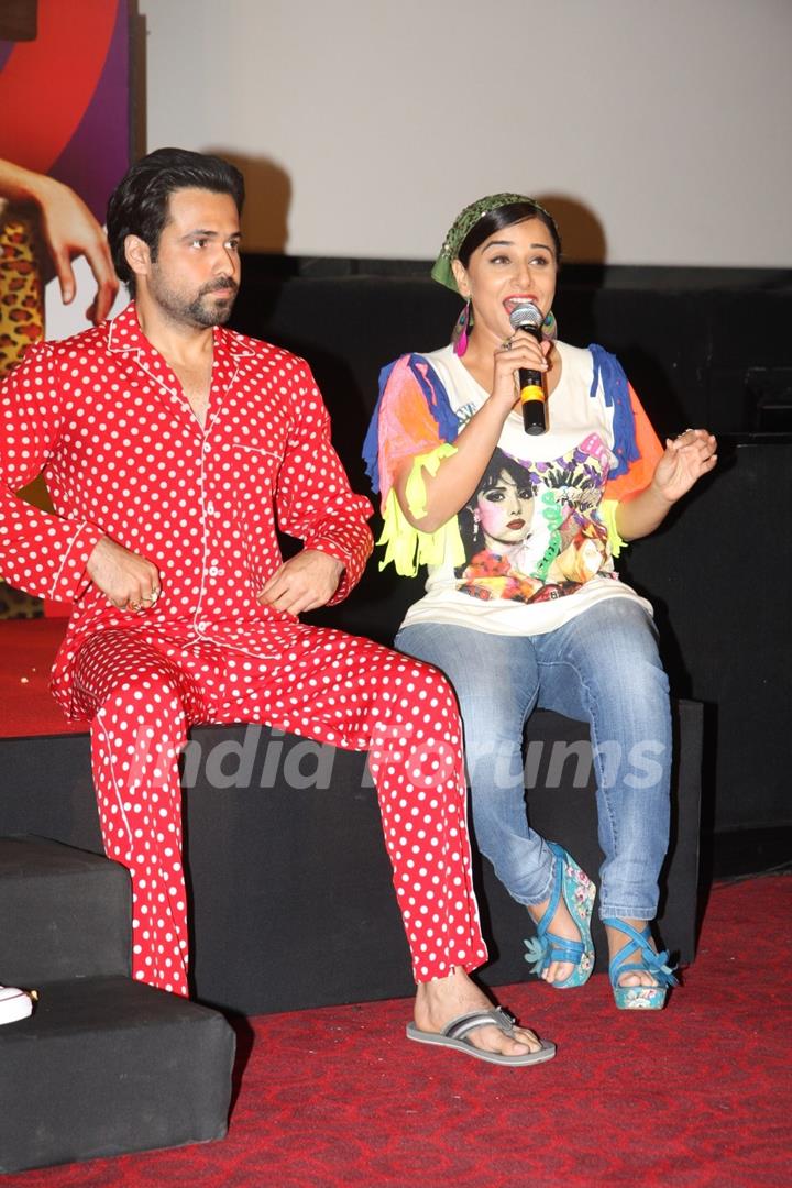 Vidya Balan and, Emraan Hashmi launch Ghanchakkar 'Lazy Lad' Song