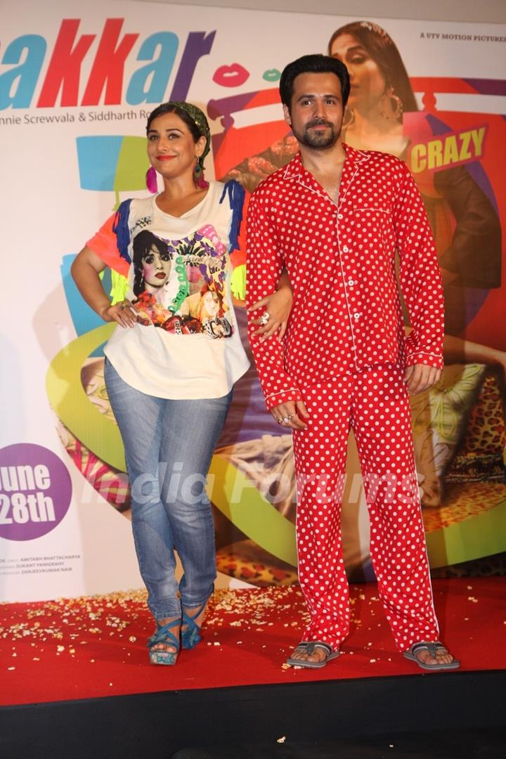 Vidya Balan and, Emraan Hashmi launch Ghanchakkar 'Lazy Lad' Song