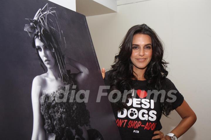 Neha Dhupia at the launch of Newest Pro-Veg Ad Campaign by PETA