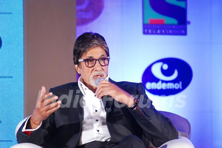 Amitabh Bachchan at the launch of his new 'Fiction Show' for Sony Entertainment Television