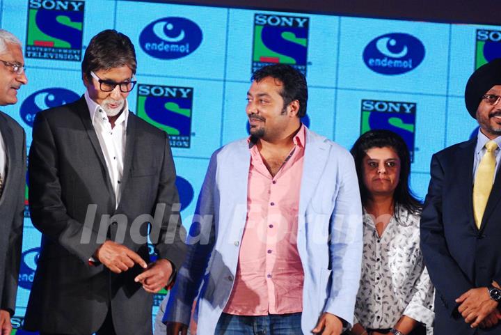 Amitabh Bachchan at the launch of his new 'Fiction Show' for Sony Entertainment Television