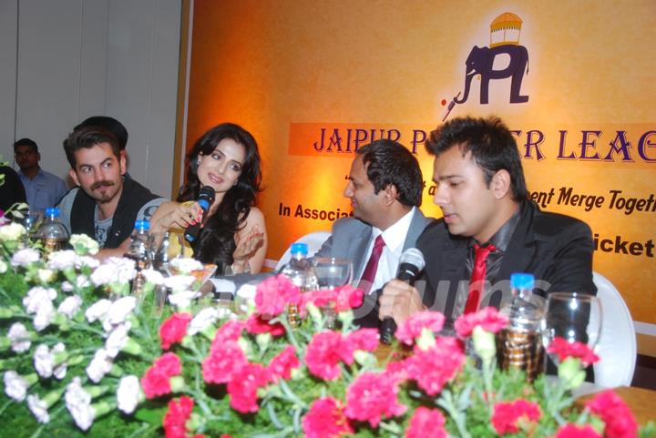 Jaipur Premier League Season 2 Launched by Neil Nitin Mukesh & Ameesha Patel