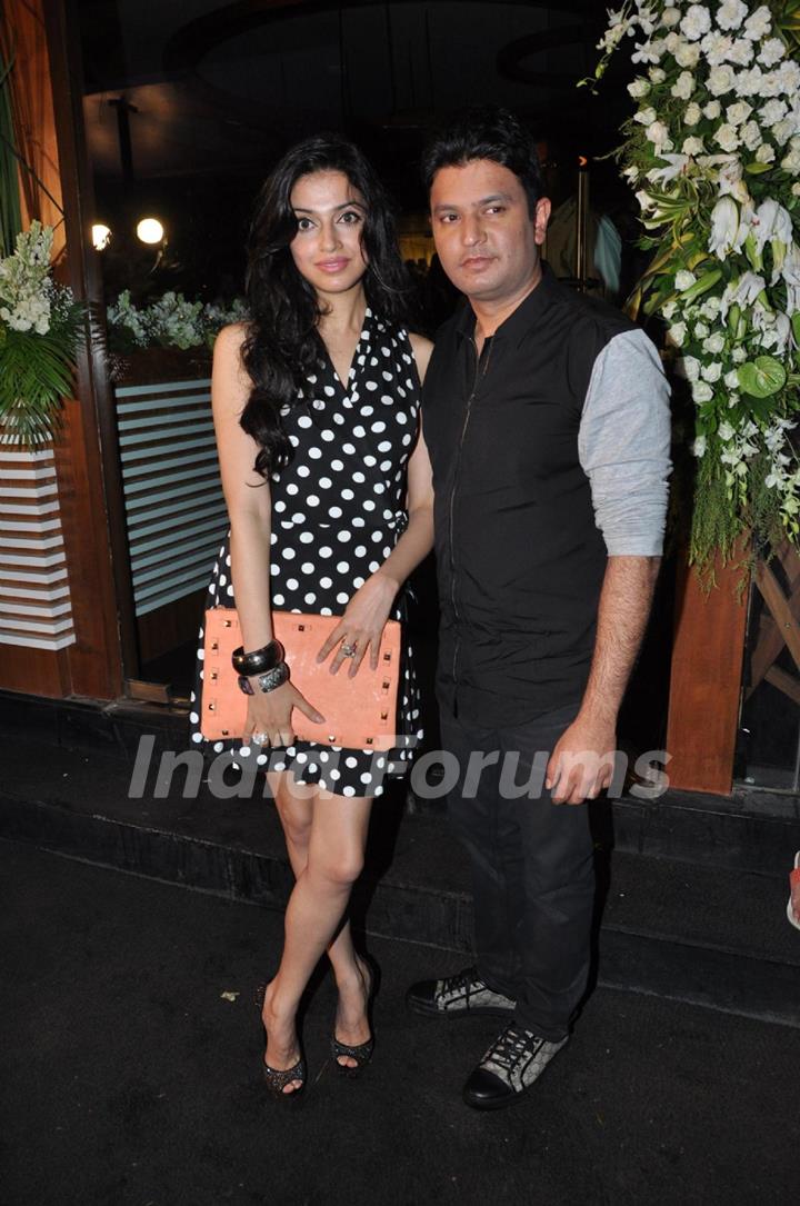 Divya Khosla Kumar, Bhushan Kumar at Amisha Patel Birthday Party and Film Shortcut Romeo promotion