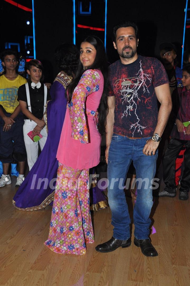 Film Ghanchakkar Promotion onsets of Star Plus Show Indias Dancing Superstars