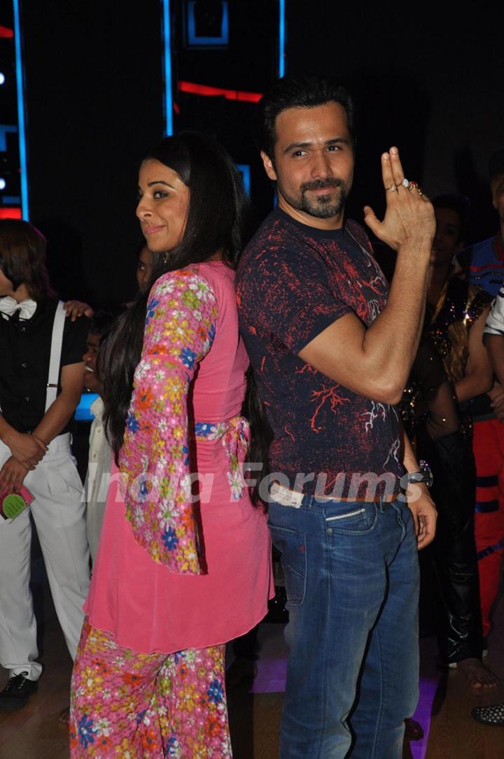 Film Ghanchakkar Promotion onsets of Star Plus Show Indias Dancing Superstars