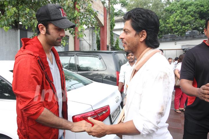 Ranbir Kapoor and Shahrukh Khan attend Priyanka Chopra's father's funeral