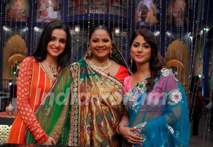 Sanaya Irani ,Hina Khan and  Rupal Patel