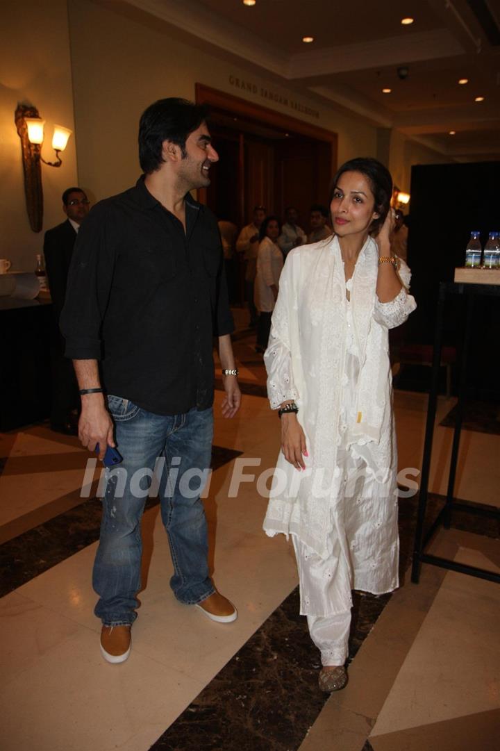 Arbaaz Khan and Malaika Arora Khan attend condolence meet of Priyanka Chopra's father Ashok Chopra