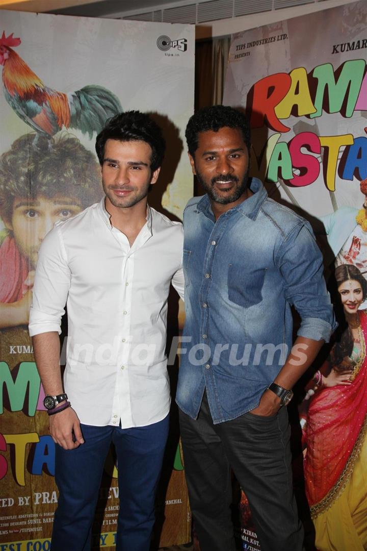 Prabhu Dheva, Girish Kumar for film Ramaiya Vastavaiya