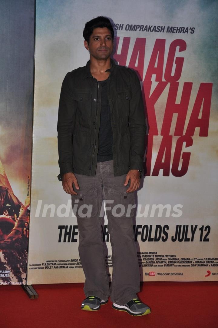 Bhaag Milkha Bhaag Music Launch at PVR ECX in Andheri, Mumbai