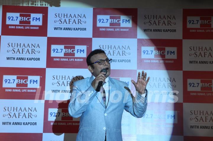 Launch of Annu Kapoor's new show Suhaana Safar for BIG FM 92.7 at Hotel Sun N Sand in Juhu, Mumbai