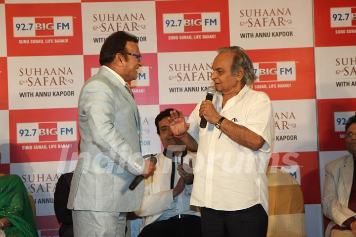 Launch of Annu Kapoor's new show Suhaana Safar for BIG FM 92.7 at Hotel Sun N Sand in Juhu, Mumbai