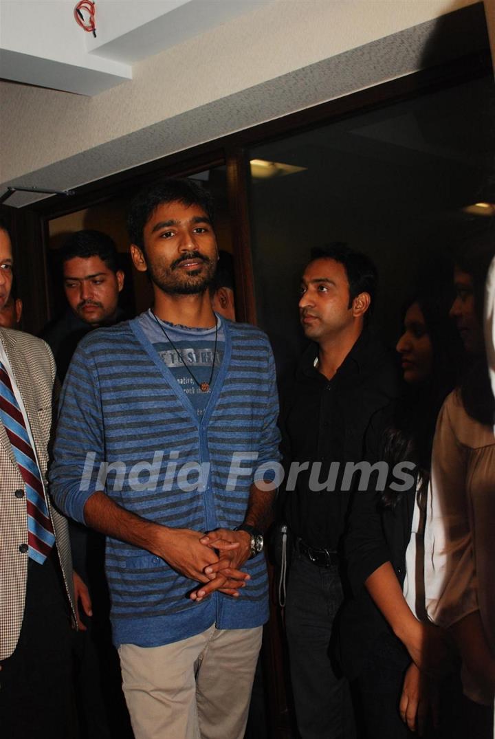 Dhanush at the launch of Magna Star Week's latest issue
