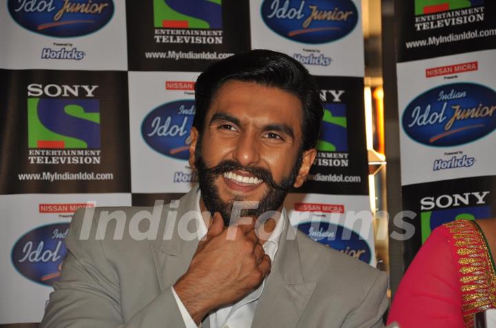 Ranveer Singh at Film Lootera Promotion at Indian Idol Junior