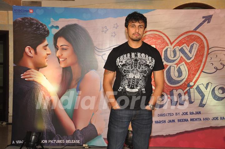 Sonu Nigam at launch of song Pyaar Tera of film Luv U Soniyo